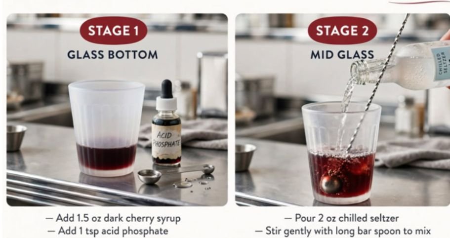 Step-by-Step Crafting the Perfect Diner Style Cherry Phosphate