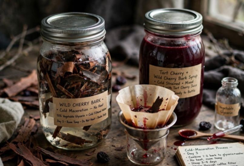 The Secret Weapon Cold-Macerated Wild Cherry Bark Syrup