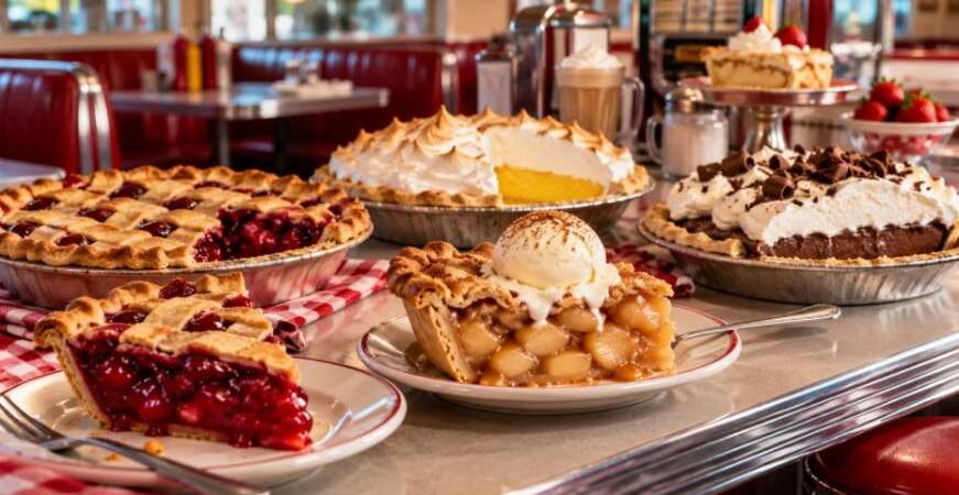 Old-School Diner Pie and Dessert Recipes With Homemade Fillings for a Nostalgic Treat
