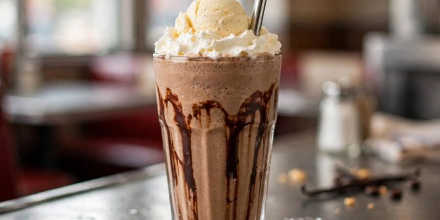 Coffee Milkshake With Vanilla Ice Cream Recipe: The Diner-Thick Standard