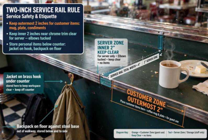 Counter Territory Protecting the Two-Inch Service Rail