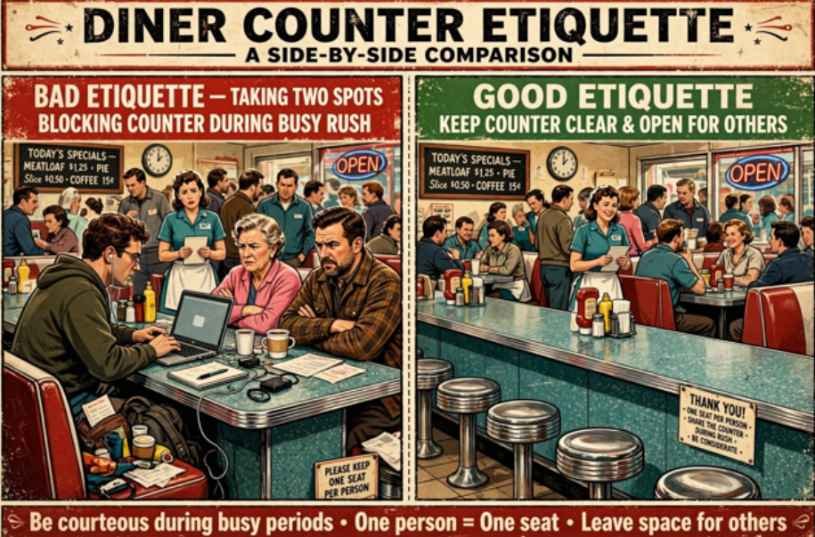 Pacing Your Meal on the Formica Line