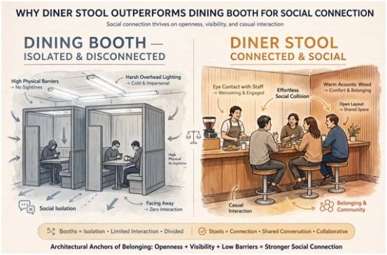 Why the Diner Stool Outperforms the Dining Booth